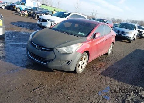2013 Hyundai Elantra Gls из США, поврежденный, VIN 5NPDH4AE4DH394896